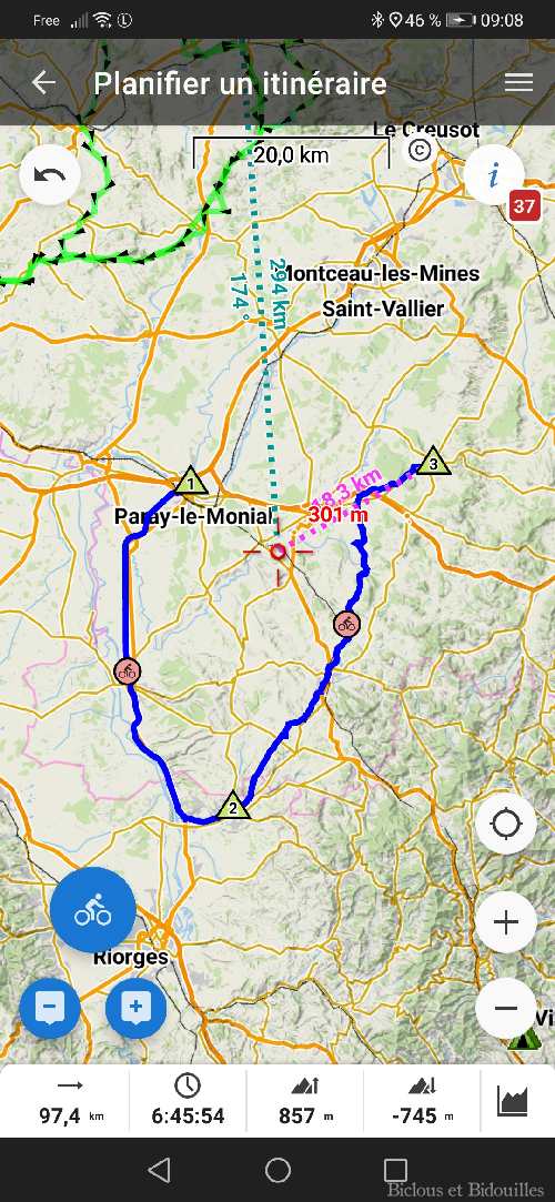 Trajet Localisation Map Faire son itinéraire (Online) avec Locus Map – Biclous et bidouilles
