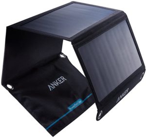 Panneaux Solaires Powertec et Anker 21w + Power-banks