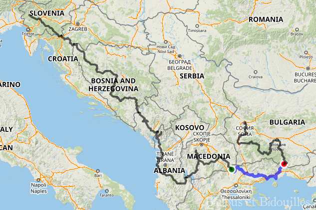 A vélo dans les Balkans – Été 2022